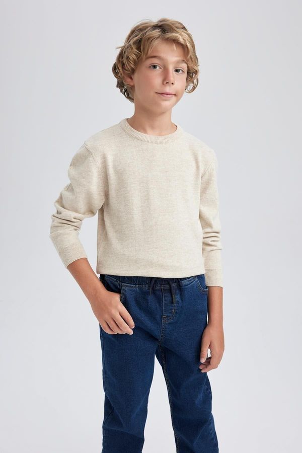 DEFACTO DEFACTO Boy Regular Fit Crew Neck Knitwear Sweater