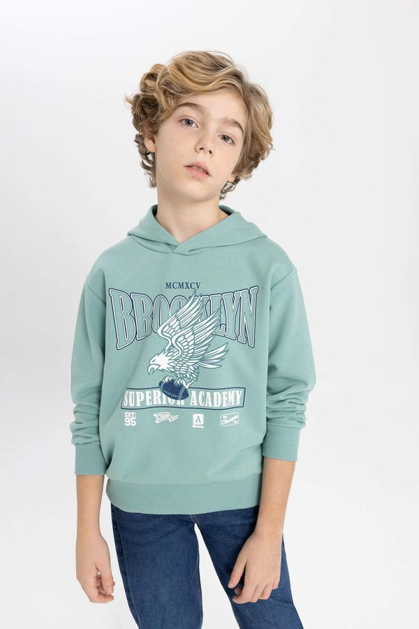 DEFACTO DEFACTO Boy Regular Fit Hooded Sweatshirt