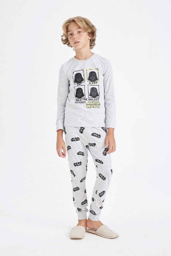 DEFACTO DEFACTO Boy Star Wars Long Sleeve Pajama Set