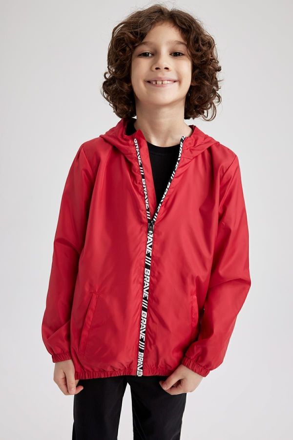 DEFACTO DEFACTO Boy&#39;s Water Repellent Hooded Raincoat Y4578a623sp