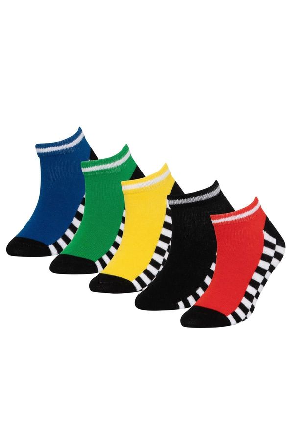 DEFACTO DEFACTO Boy's 5-Piece Cotton Booties Socks