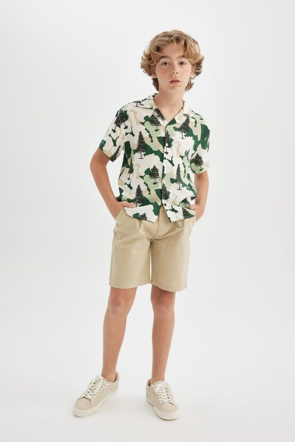 DEFACTO DEFACTO Boy's Bermuda Shorts with Pockets