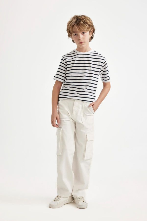 DEFACTO DEFACTO Boys Cargo Fit Straight Leg Jeans