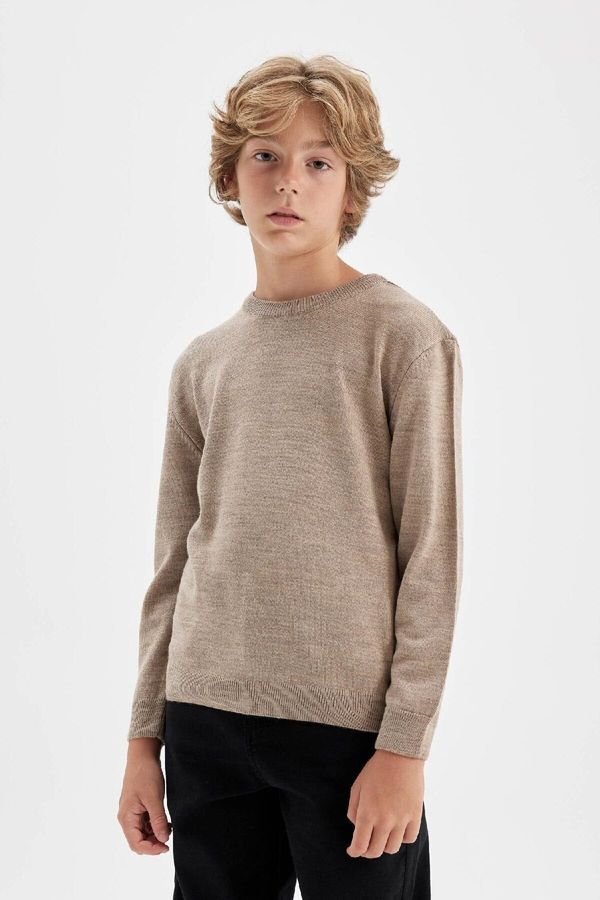 DEFACTO DEFACTO Boy's Crew Neck Knitwear Sweater