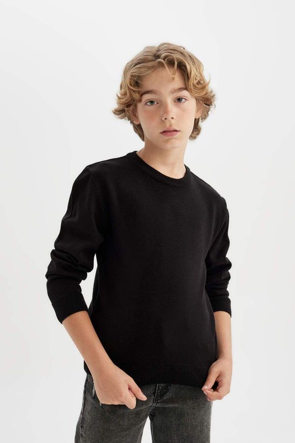 DEFACTO DEFACTO Boy's Crew Neck Knitwear Sweater