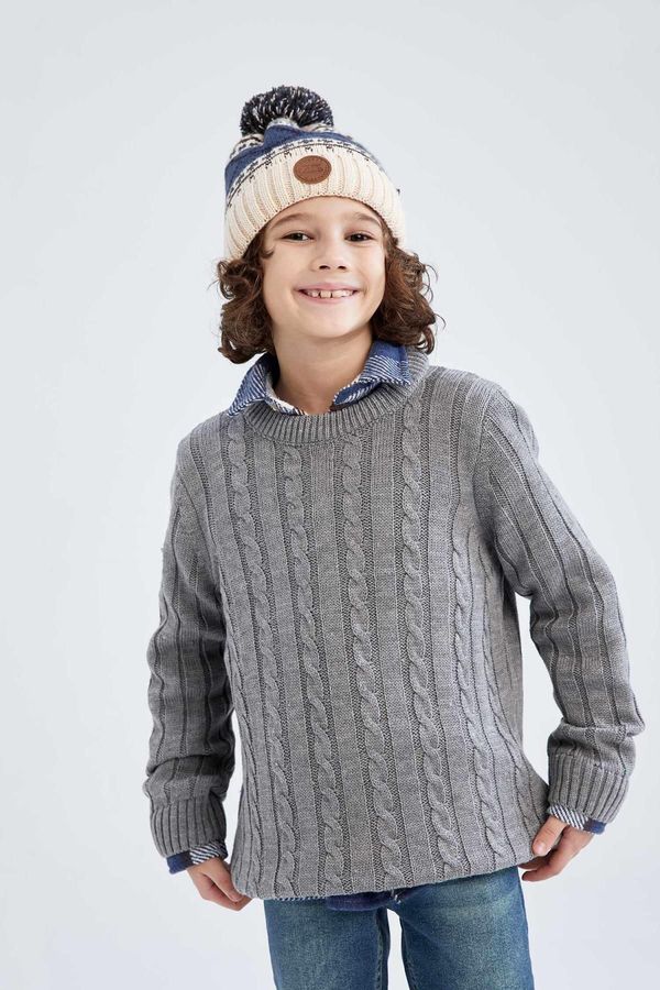 DEFACTO DEFACTO Boy's Crew Neck Sweater