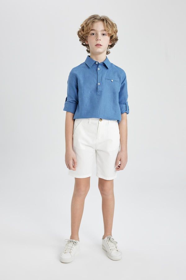 DEFACTO DEFACTO Boy's Gabardine Basic Shorts