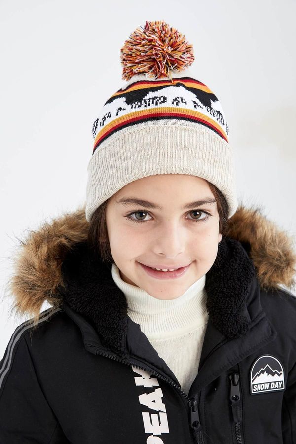 DEFACTO DEFACTO Boy's Pompom Beret