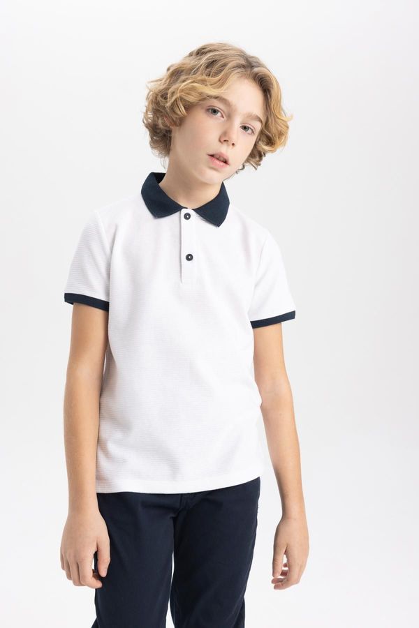 DEFACTO DEFACTO Boys' Short Sleeve Polo T-Shirt