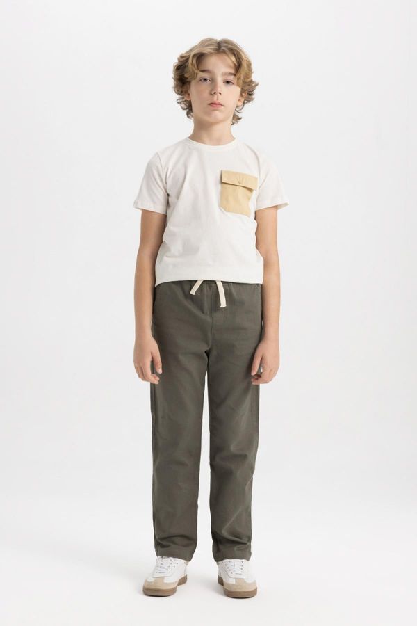 DEFACTO DEFACTO Boy's Standard Leg Gabardine Trousers