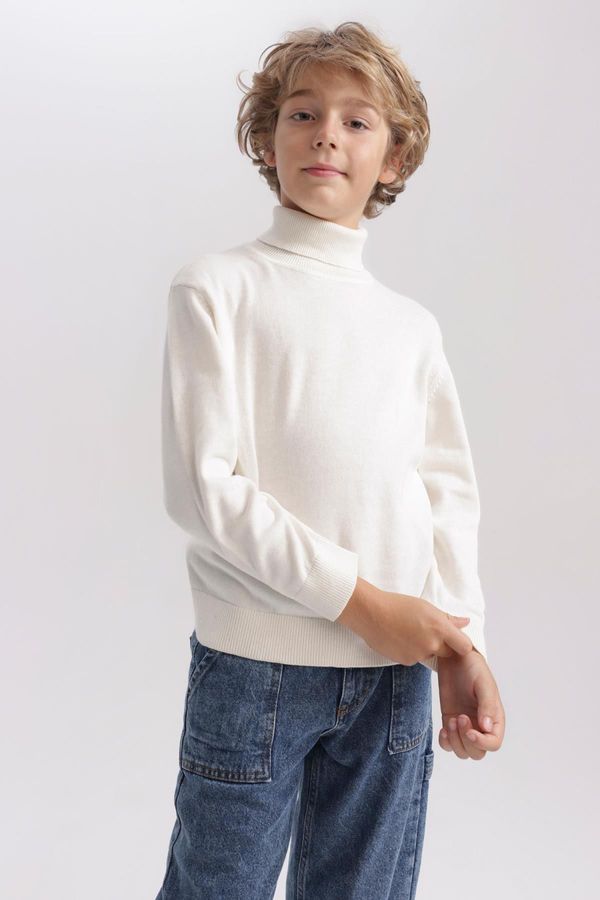 DEFACTO DEFACTO Boy's Turtleneck Knitwear Sweater