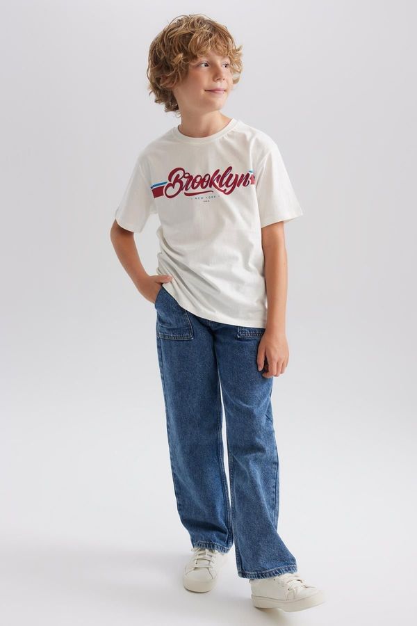 DEFACTO DEFACTO Boy's Wide Leg Jean Trousers