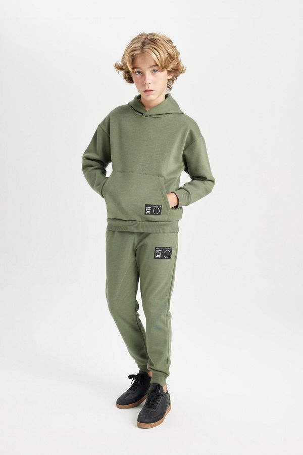 DEFACTO DEFACTO Boys Woven Label School Tracksuit Bottoms