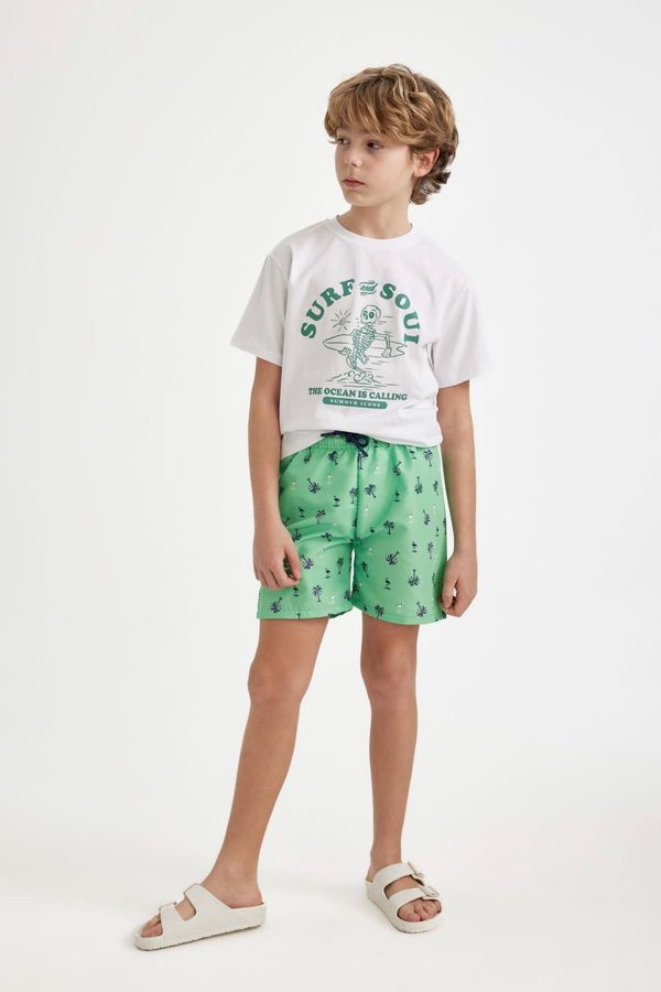 DEFACTO DEFACTO Boys&#39; Patterned Swim Shorts