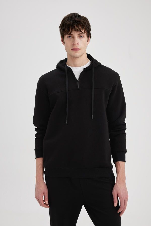 DEFACTO DEFACTO Comfort Fit Hooded Sweatshirt