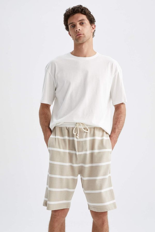 DEFACTO DEFACTO Comfort Fit Striped Shorts