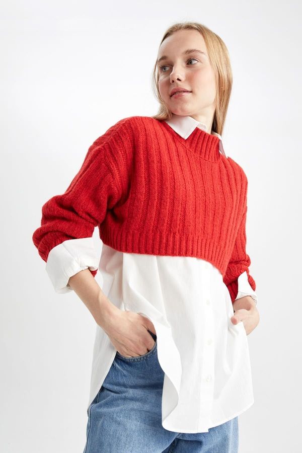 DEFACTO DEFACTO Cool Oversize Fit Half Turtleneck Sweater