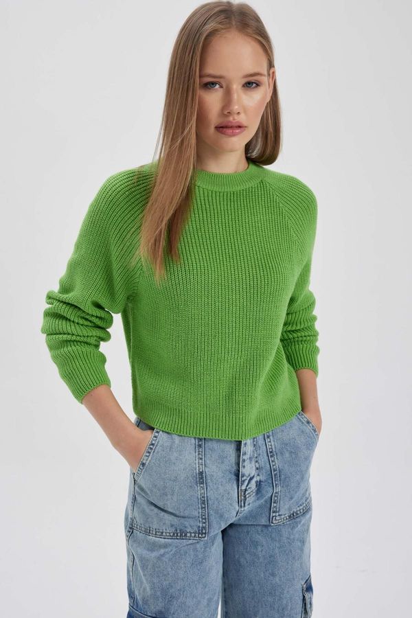 DEFACTO DEFACTO Cool Regular Fit Crew Neck Basic Sweater