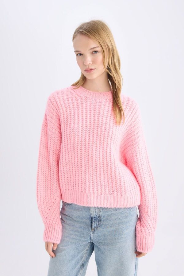 DEFACTO DEFACTO Coool Oversize Wide Fit Crew Neck Knitwear Sweater