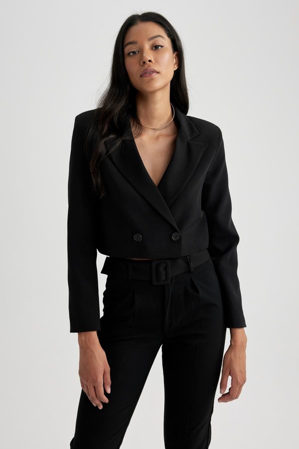 DEFACTO DEFACTO Crop Blazer Jacket