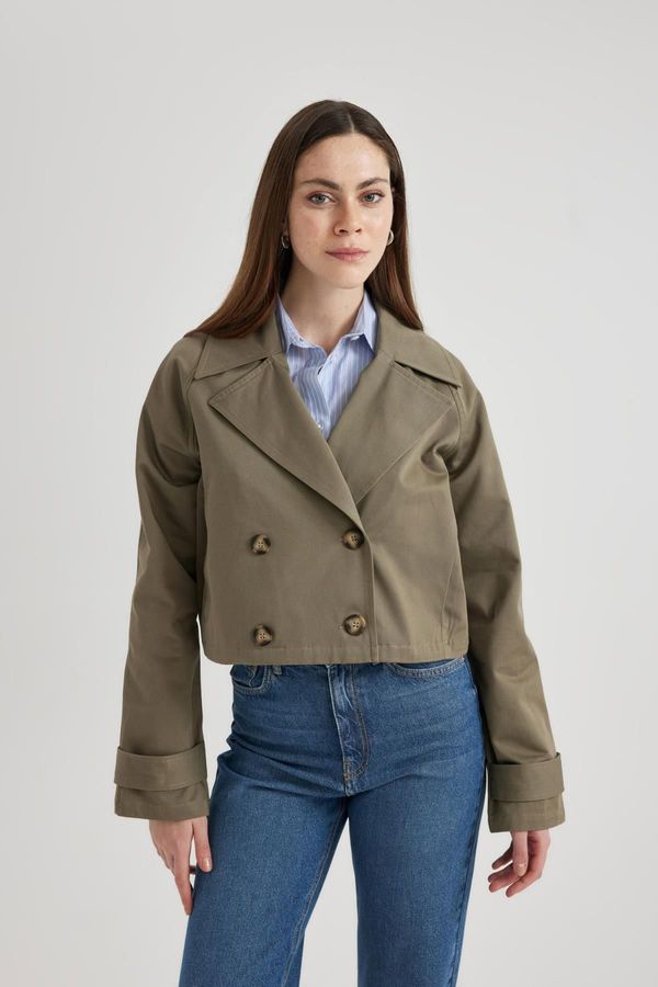 DEFACTO DEFACTO Crop Trench Coat