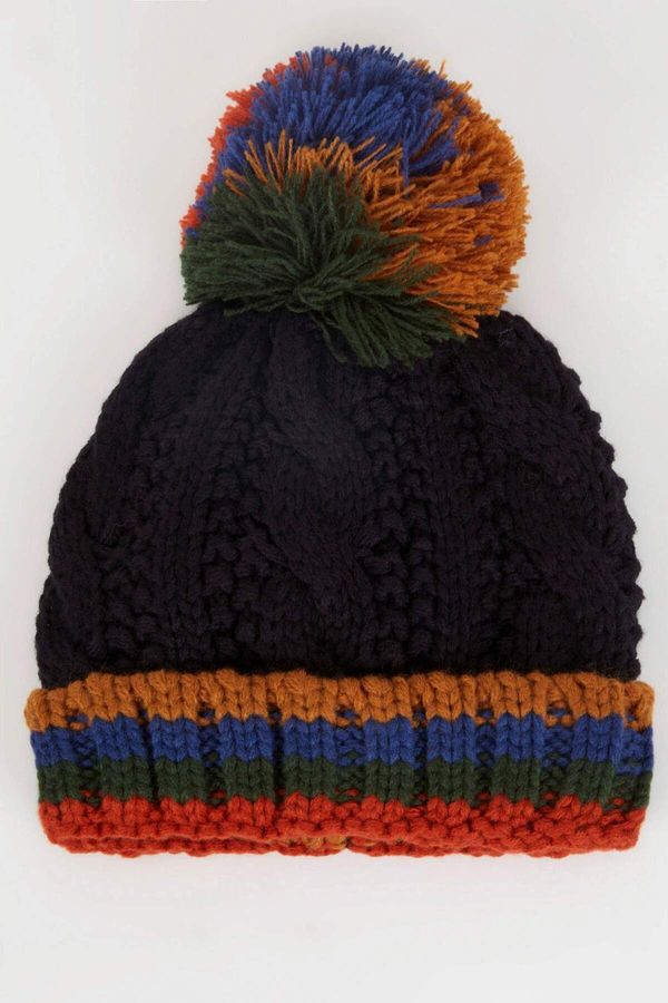 DEFACTO DEFACTO Dfc - Baby Boy Pompom Knitted Beanie