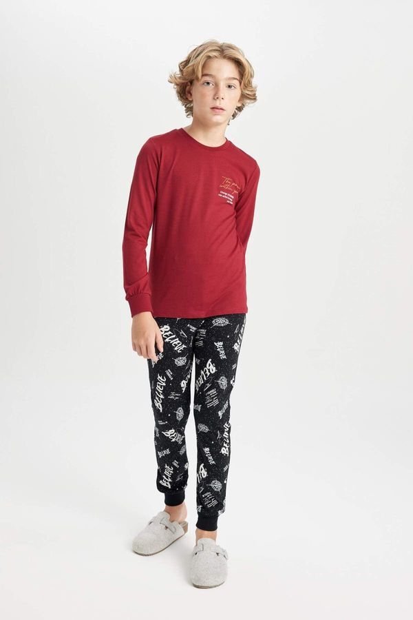 DEFACTO DEFACTO DFC - Boy Printed Long Sleeve Pajama Set