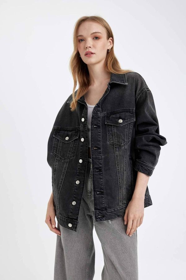 DEFACTO DEFACTO DFC - Oversize Fit Jean Jacket