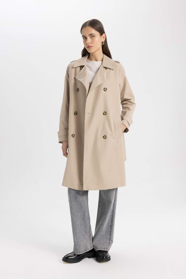 DEFACTO DEFACTO DFC - Waterproof Regular Fit Trench Coat