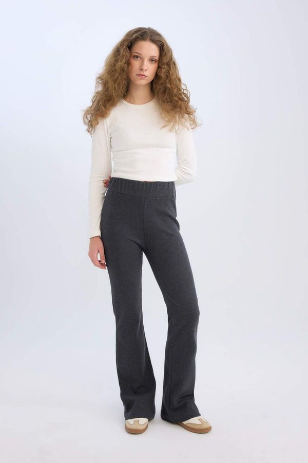 DEFACTO DEFACTO Dfc - Wide Leg Wide Leg Stretchy Waisted Long Length Pants