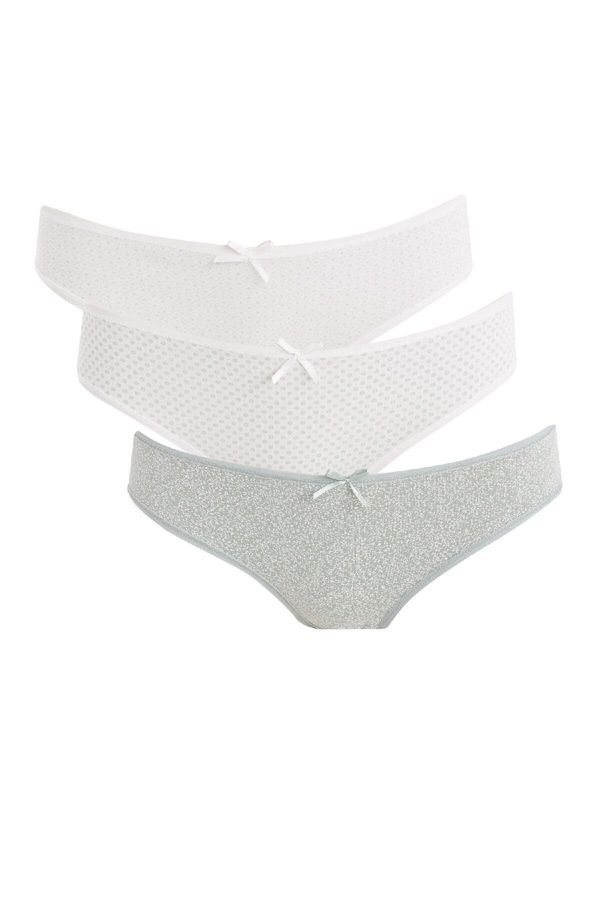 DEFACTO DEFACTO Fall In Love 3 Pack Basic Slip Panties