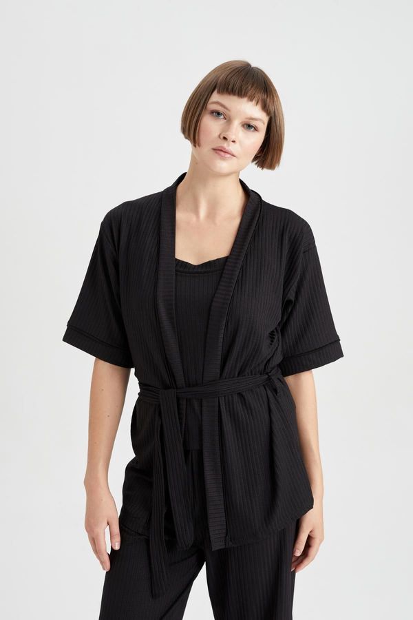 DEFACTO DEFACTO Fall In Love Half Sleeve Dressing Gown