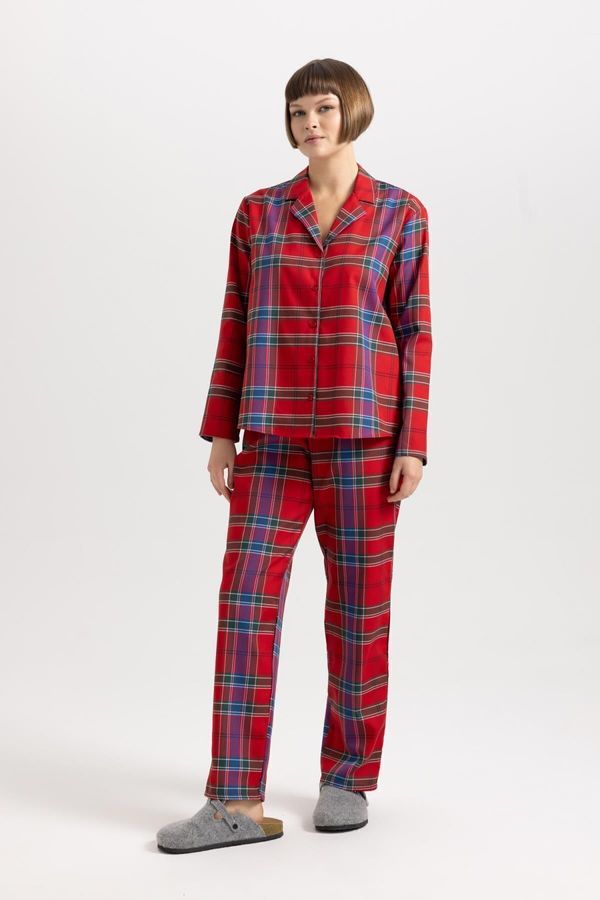 DEFACTO DEFACTO Fall In Love Long Flannel Pajama Bottoms