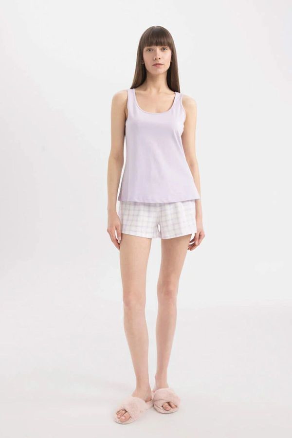 DEFACTO DEFACTO Fall In Love Sleeveless Pajama Set with Shorts