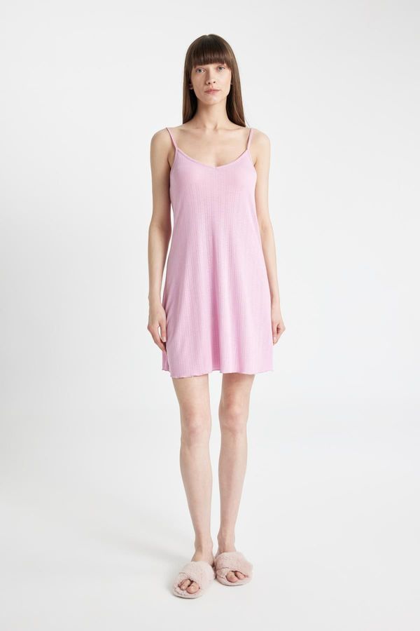 DEFACTO DEFACTO Fall in Love V-Neck Strap Nightgown