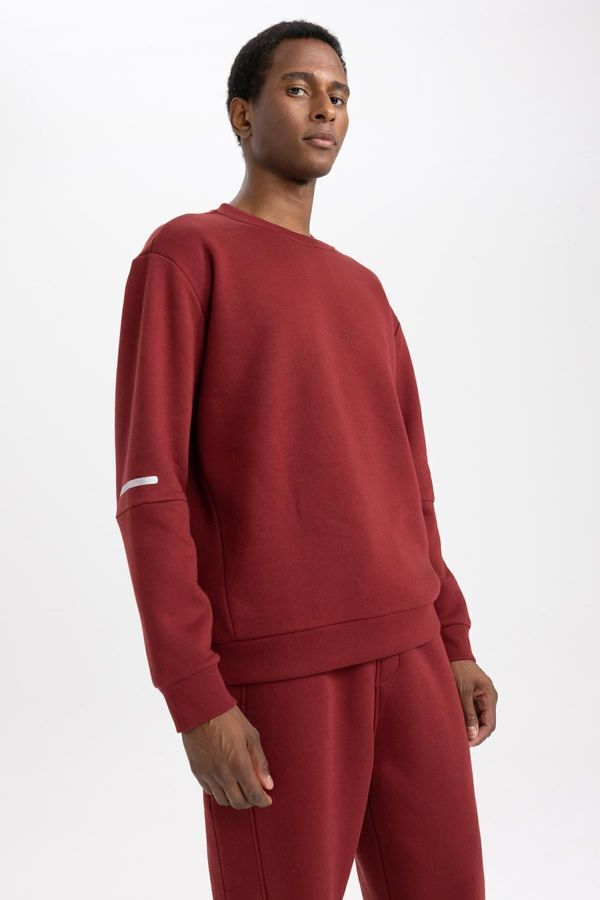 DEFACTO DEFACTO Fit Standard Fit Crew Neck Thick Sweatshirt