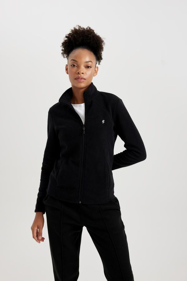 DEFACTO DEFACTO Fit Standard Fit Double Pocket Fleece Cardigan