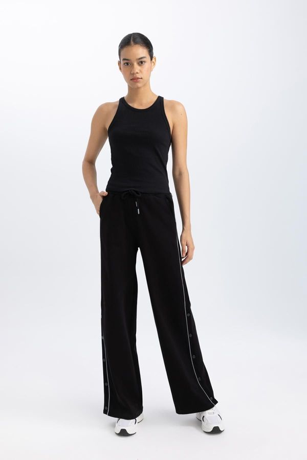 DEFACTO DEFACTO Fit Standard Fit Double Pocket Wide Leg Standard Length Trousers