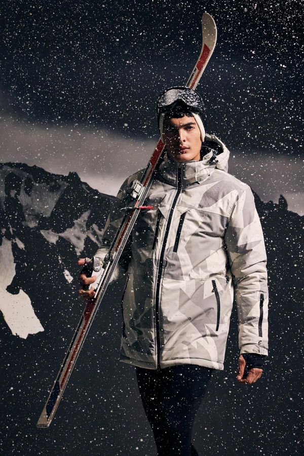 DEFACTO DEFACTO Fit Water Repellent Hooded Ski Suit Waterproof Jacket