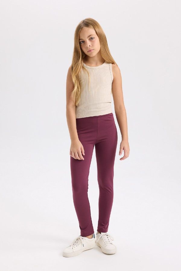 DEFACTO DEFACTO Girl Basic Plain Leggings