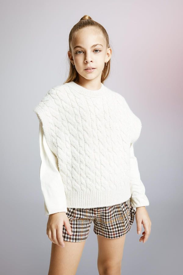 DEFACTO DEFACTO Girl Regular Fit Knitwear Sweater