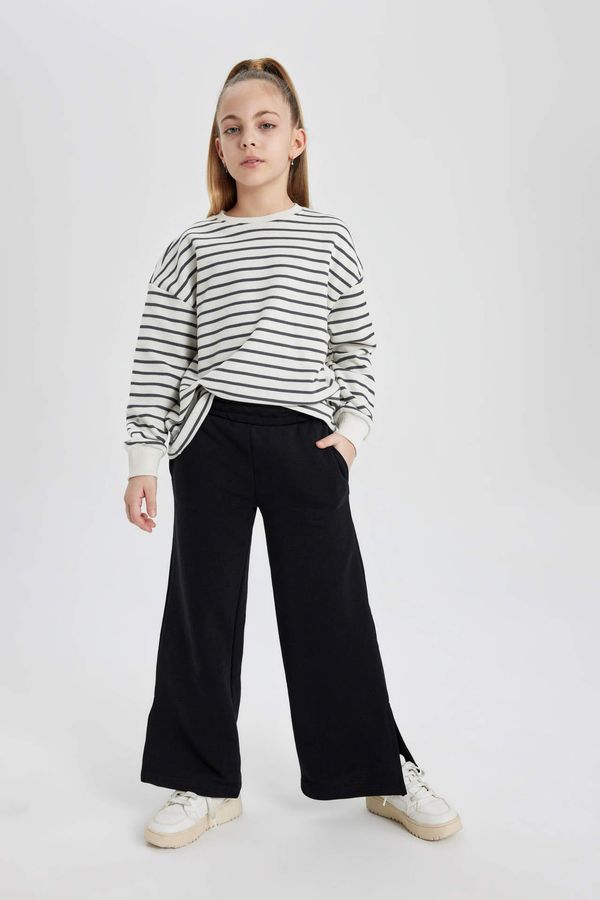 DEFACTO DEFACTO Girl Wide Leg Trousers with Wide Slits