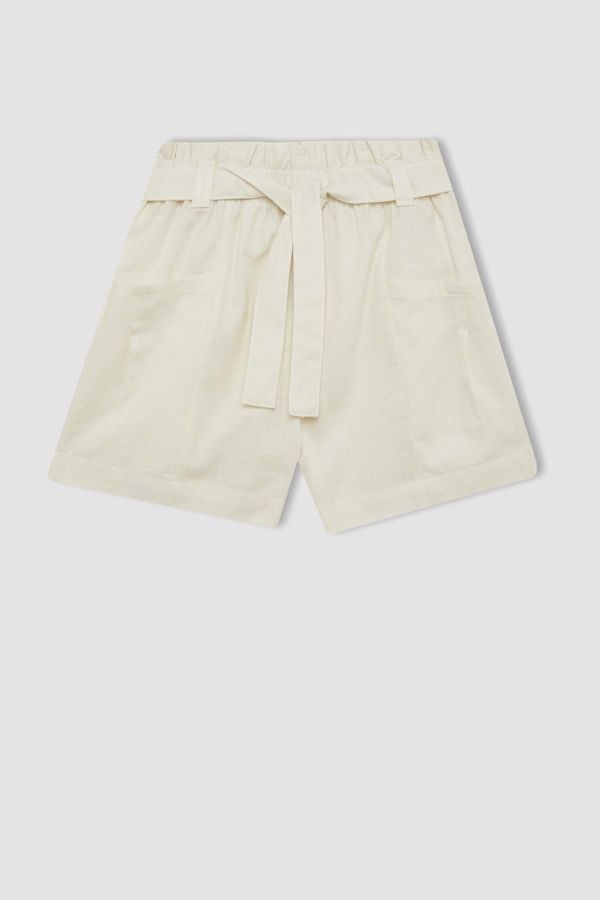 DEFACTO DEFACTO Girl&#39;s Linen Shorts