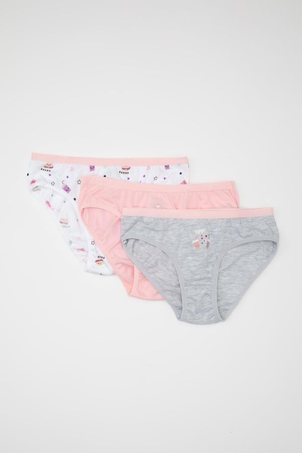 DEFACTO DEFACTO Girl's 3-Piece Slip Panties