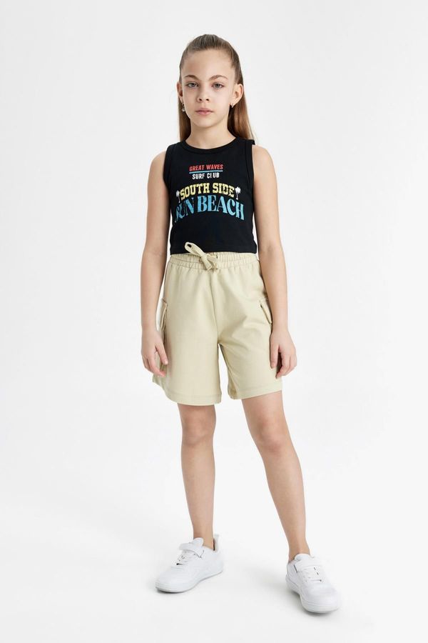 DEFACTO DEFACTO Girl's Cargo Fit Shorts