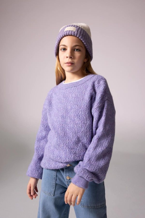 DEFACTO DEFACTO Girl's Crew Neck Knitwear Sweater