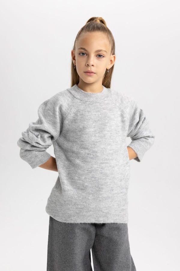 DEFACTO DEFACTO Girl's Crew Neck Sweater