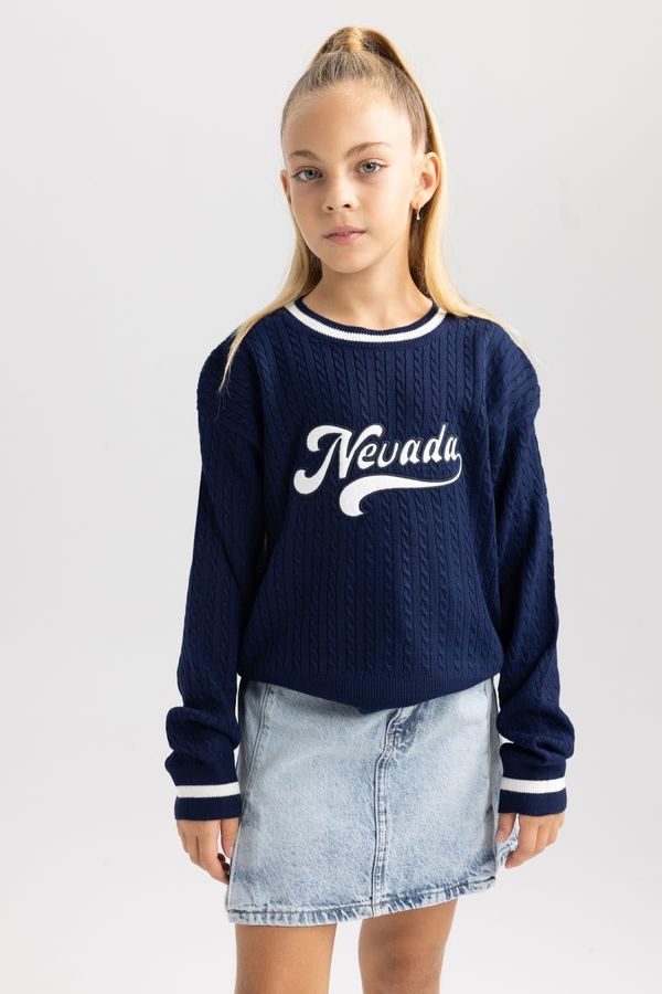 DEFACTO DEFACTO Girl's Crew Neck Sweater