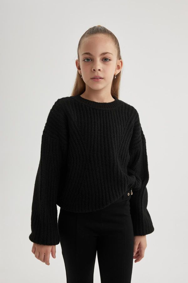 DEFACTO DEFACTO Girl's Crew Neck Sweater