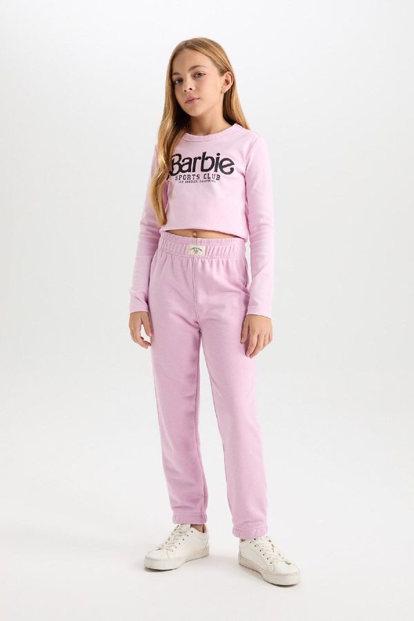 DEFACTO DEFACTO Girls Elastic Waist Leg Jogger Sweatpants